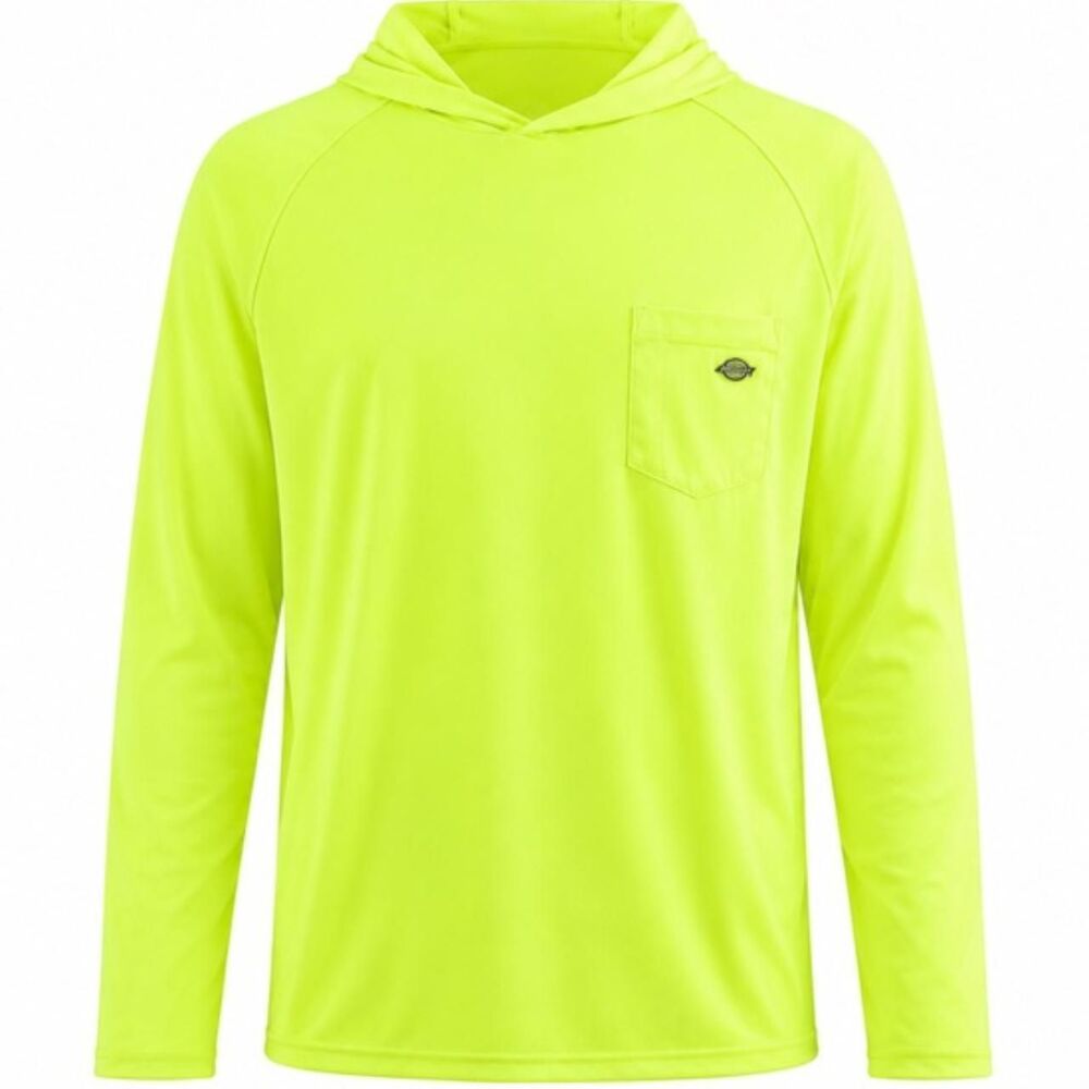 Dickies Men's Green and Yellow Hoodie - Picture 3 of 8